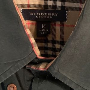 Men’s Burberry Button Up Shirt